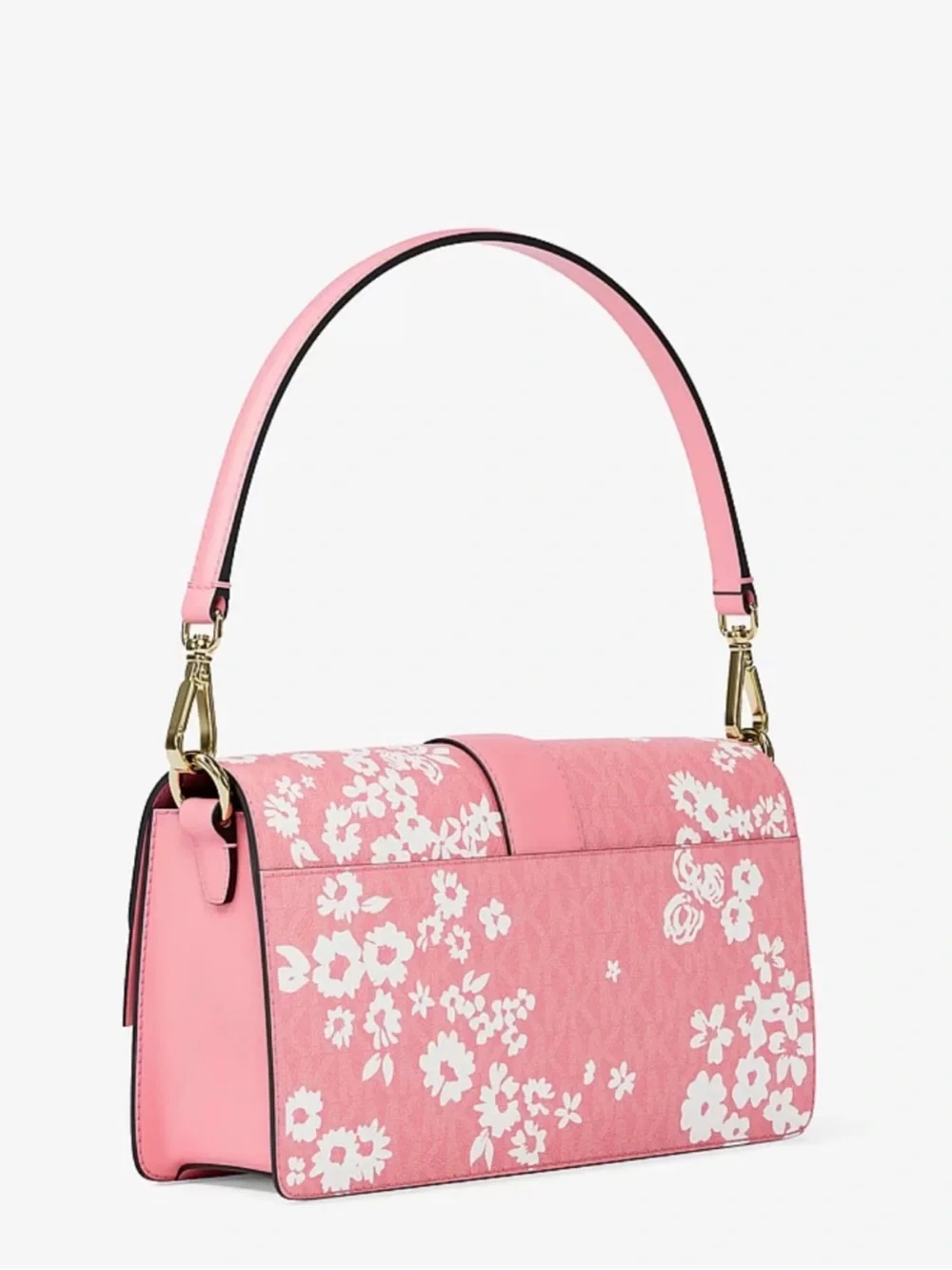 Michael Kors Greenwich Medium Printed Signature Logo Convertible Shoulder Bag